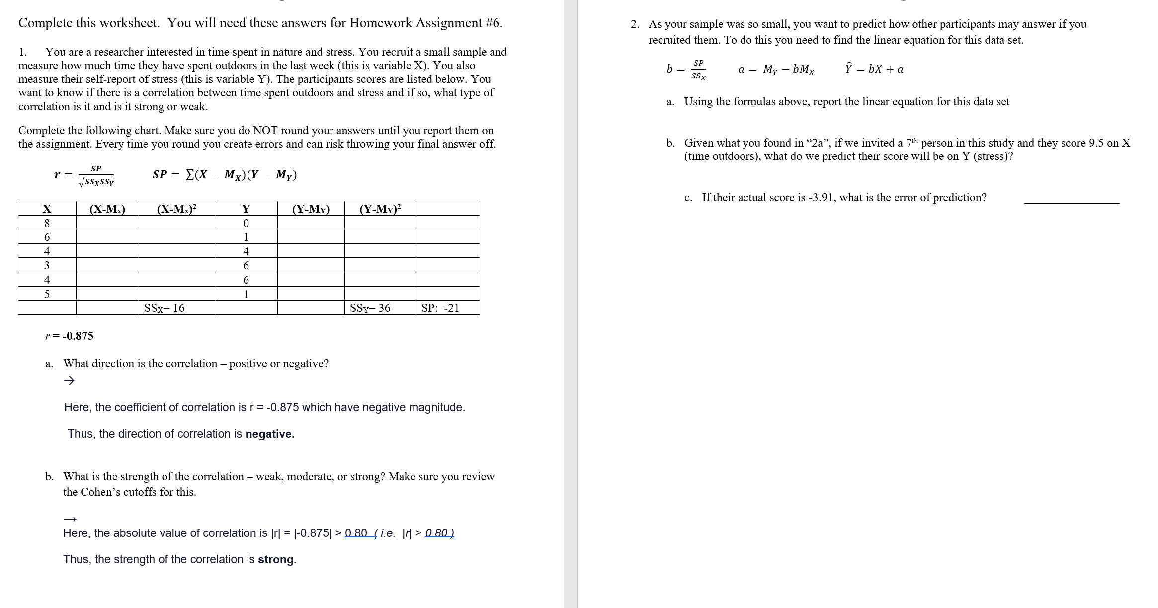 Can you help me with number 2, please? Complete this Worksheet. You