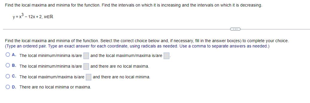 is decreasing. y= vX + 1, 1sx54 . . . Find the