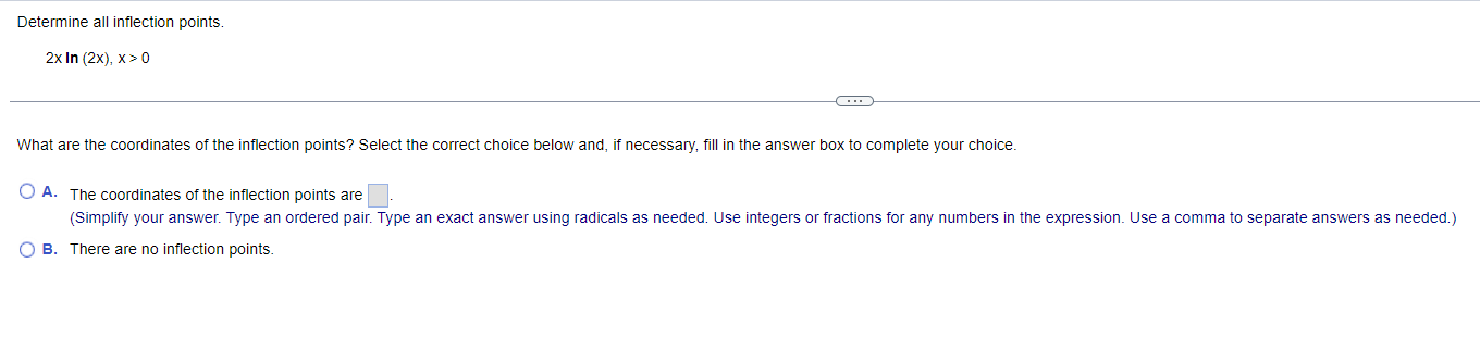 for each coordinate, using radicals as needed. Use a comma to separate
