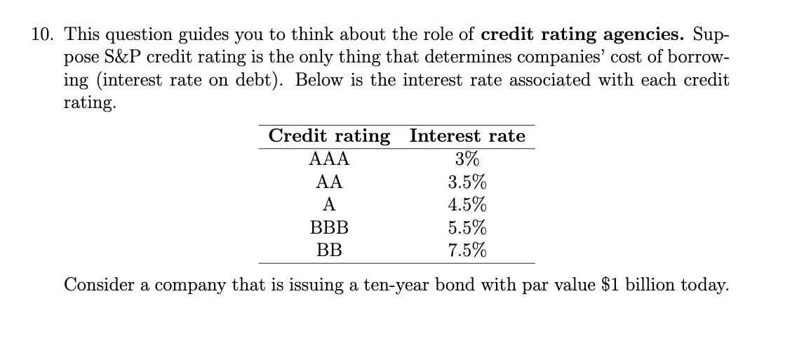 Assume interest rate is zero and ignore timevalue of money throughout this