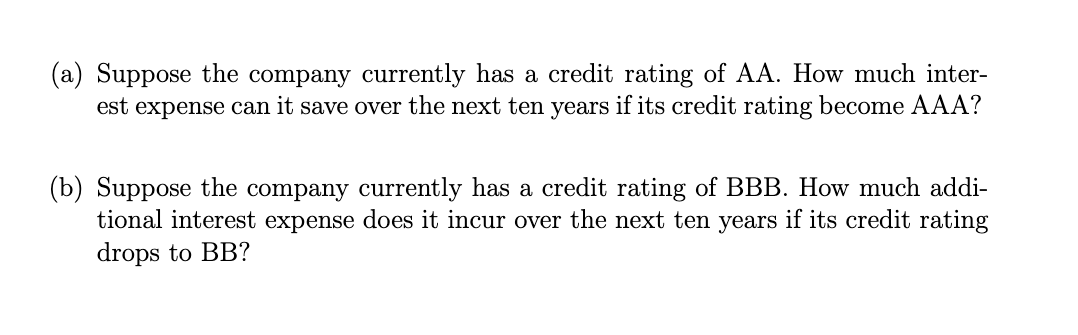problem. (a) Suppose you lent him $80,000. Thus, this mortgage has a