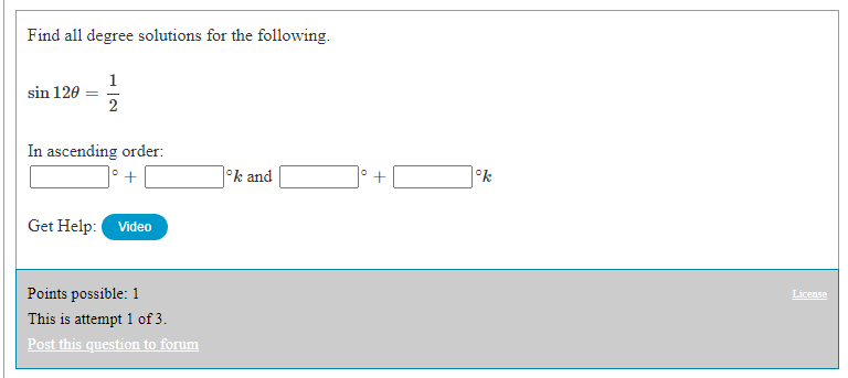 Examples: -4, S, 2.5172 Enter DNE for Does Not Exist, 00 for
