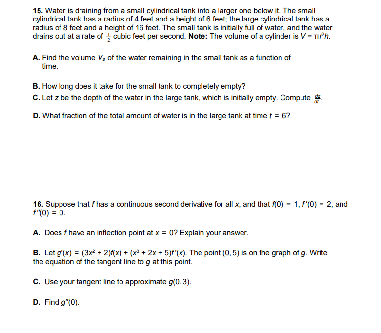 general point (x, y). B. Write the equation of the tangent line