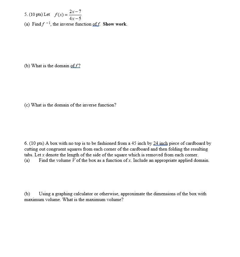 x5==l E. 45=x F. 54:}; 2. (9 pts) Laura is a salesperson