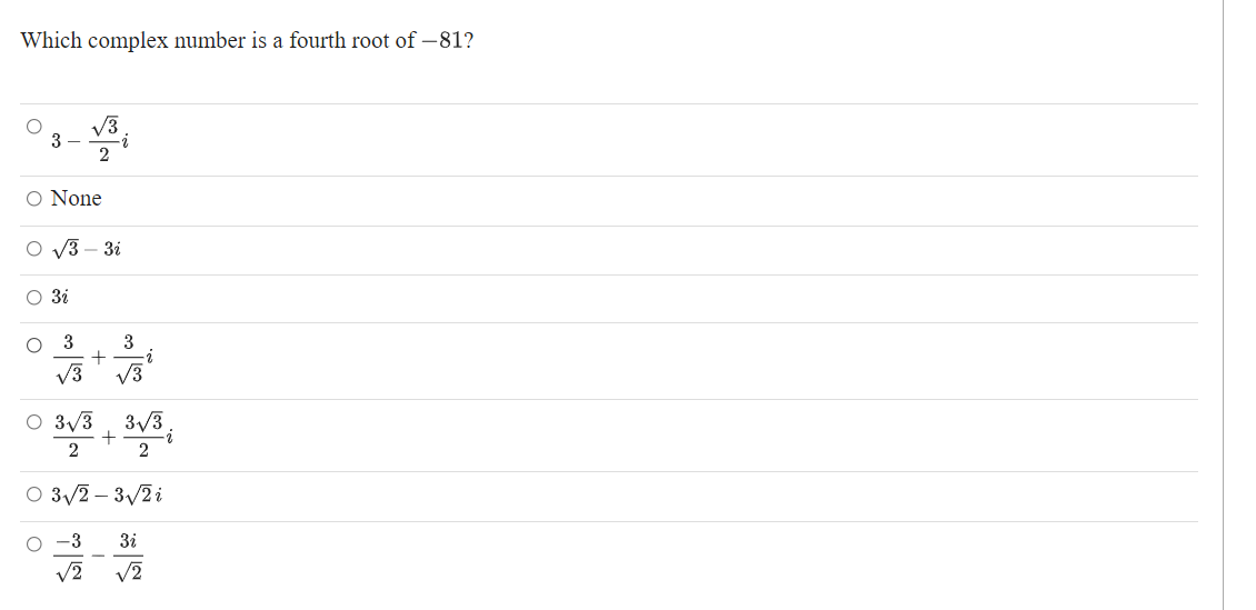 3 2 O None O V3 - 3i O 32 O 3