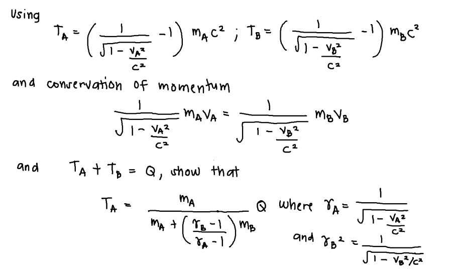  Using T MAC2 ; To= -1 ) Cz and conservation of