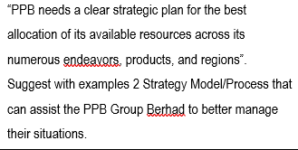 its available resources across its numerous endeavors, products, and regions". Suggest with