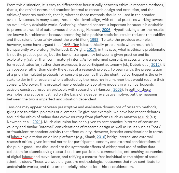 this editorial essay, we argue that business ethics research should be aware