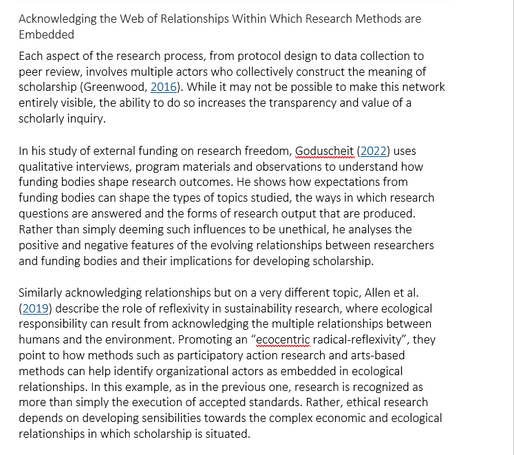 choices should be made specifically with reference to their effects on the