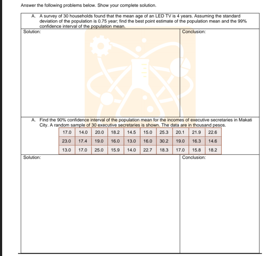 CONFIDENCE INTERVAL FOR THE POPULATION MEAN WITH KNOWN 6. LEARNING COMPETENCIES: The