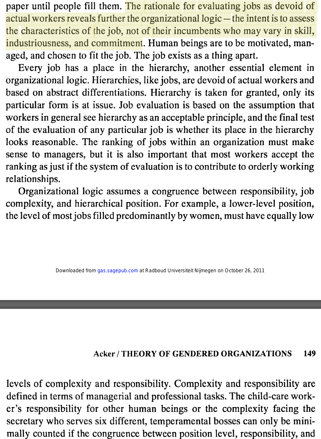 socially constructed, binary identity and image. This turn to gender as an