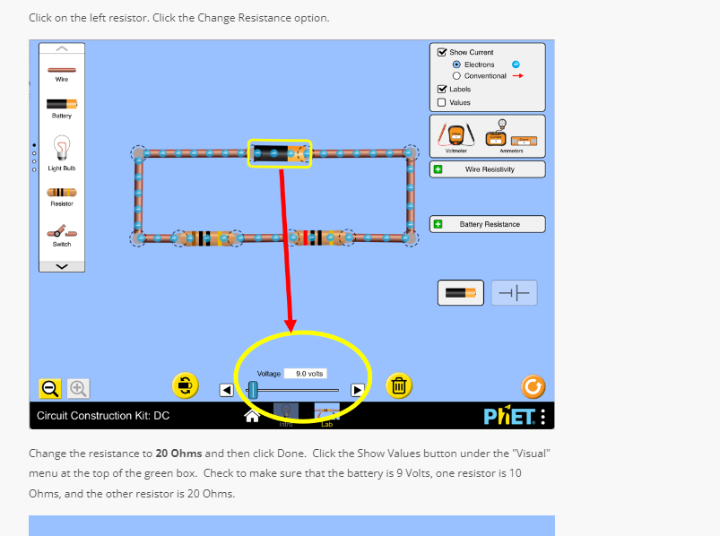 Wire Resislivily HIIT Resistor + Battery Resistance Switch HF Vollage 8.0 volls