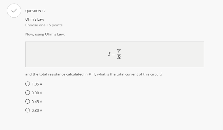crosshairs of the non-contact ammeter on the wire several places around the