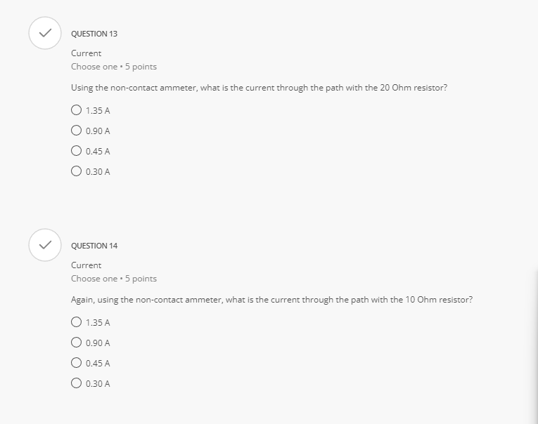 circuit to find the current in the wire. What is it? 0.15