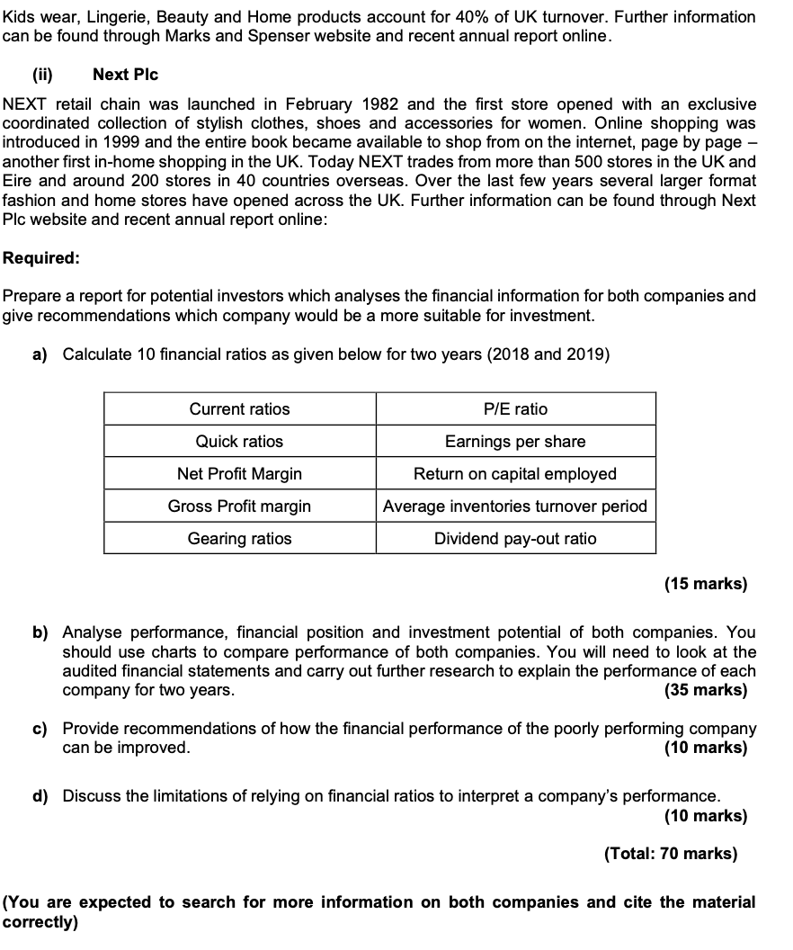 leading retailers. The company management is committed to making every moment special