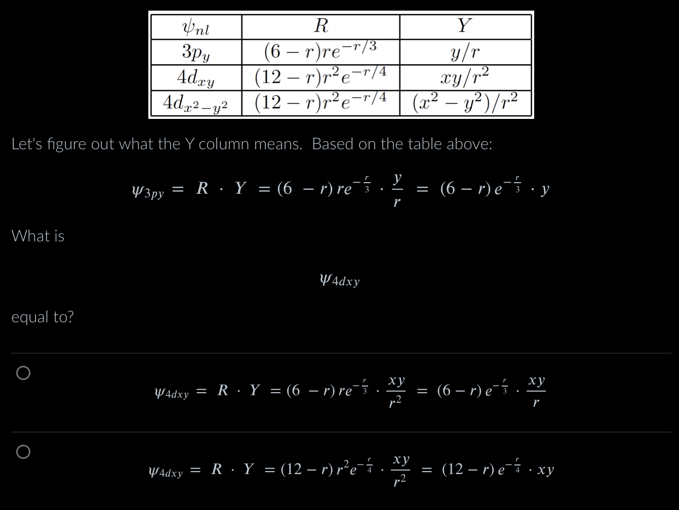 r) re-3 . _ = (6 -re 3 . y r What
