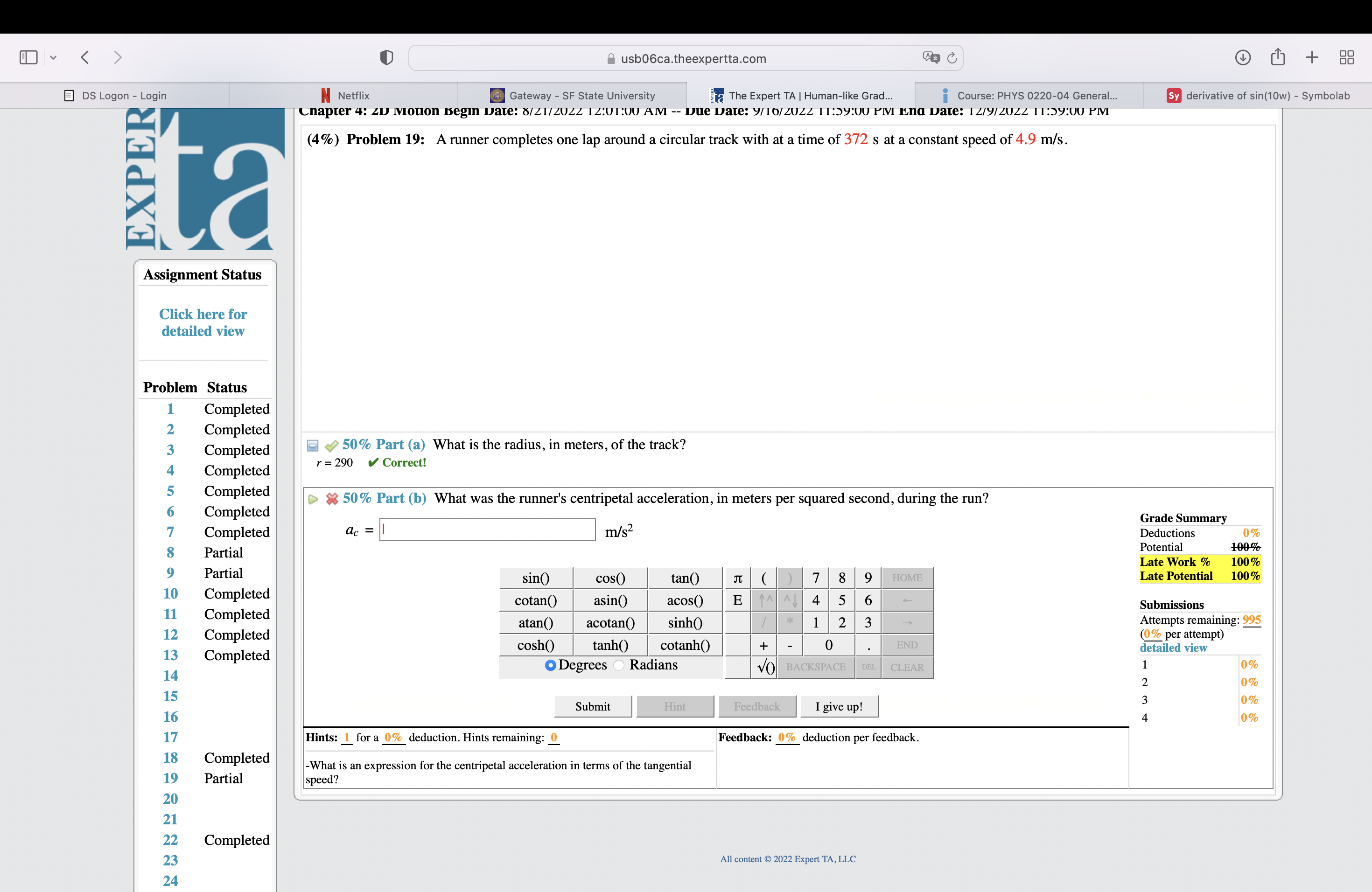 a usb06ca.theexpertta.com DS Logon - Login Assignment Status Click here for detailed