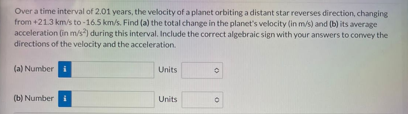 I need solve this question. a) ................units only m/s. b) ............. units