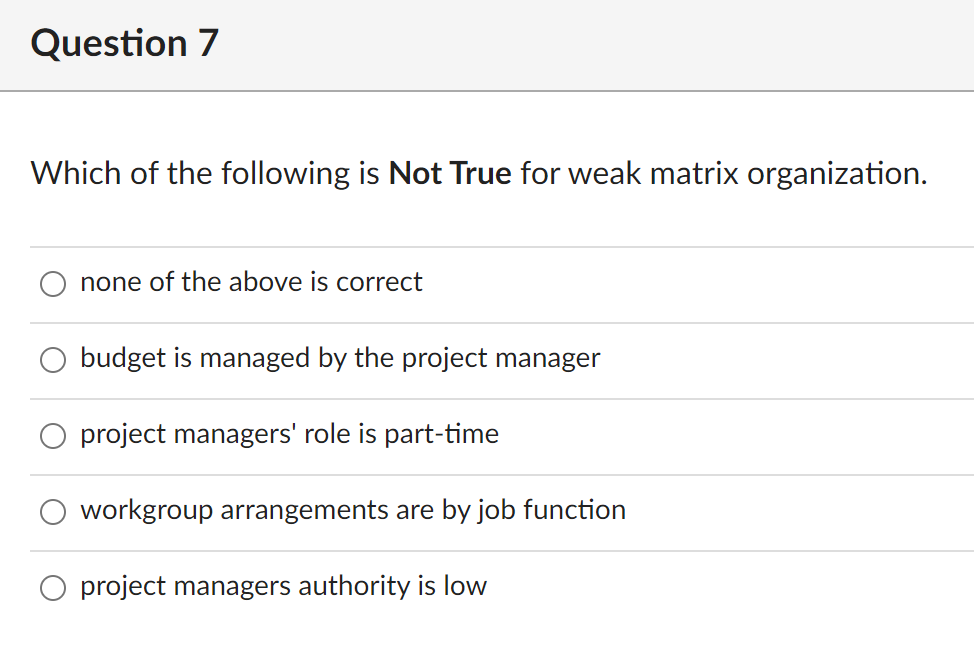 the given options are true about project charter O establish a contract