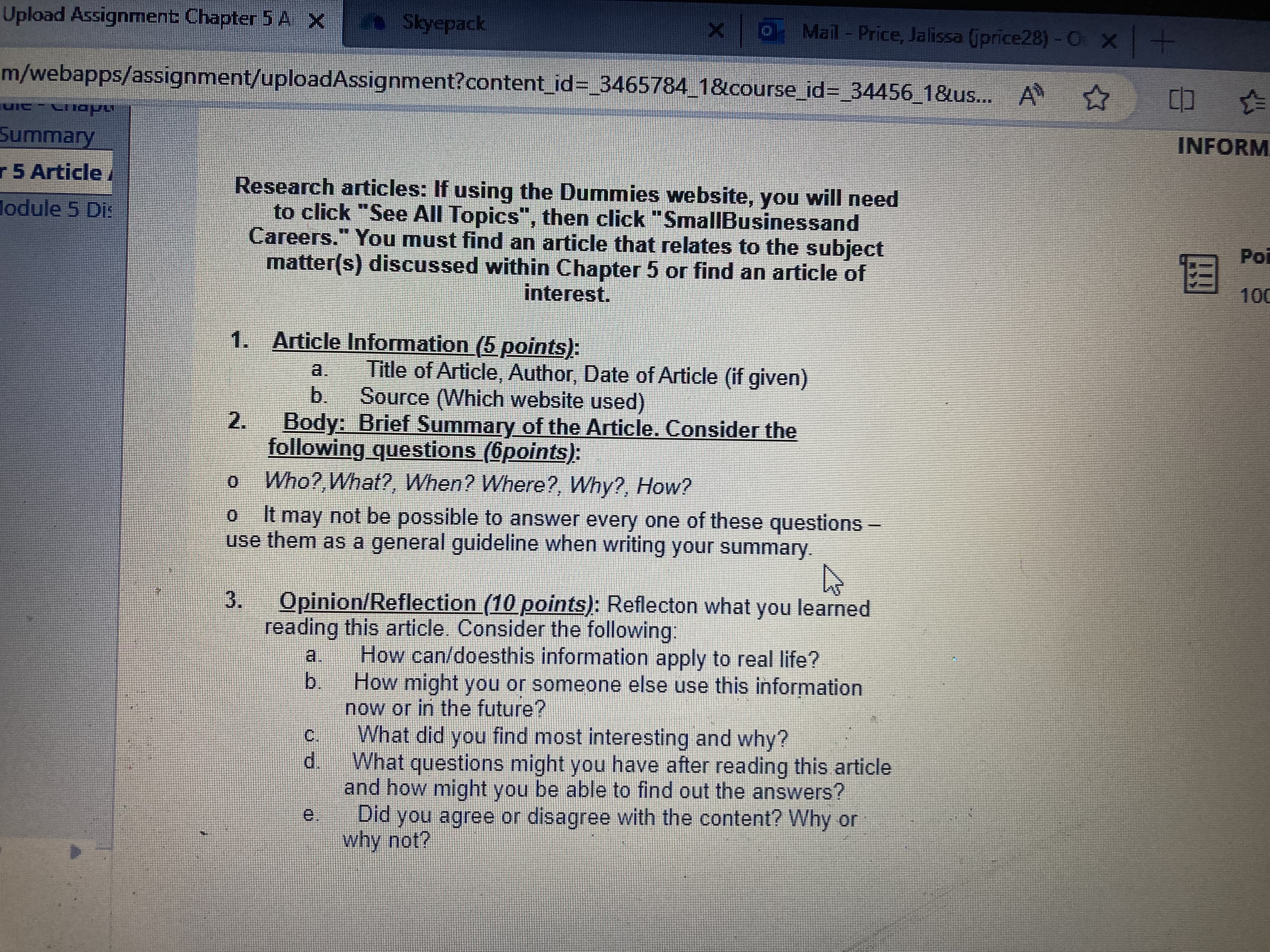 will need odule 5 Dis to click "See All Topics", then click