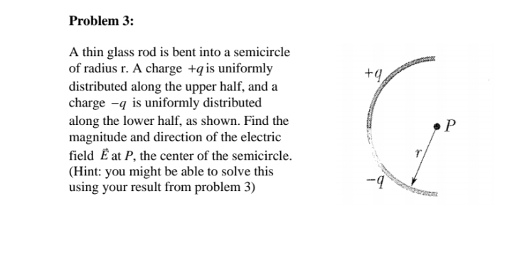 please solve. all the information is there. Problem 3: A thin glass