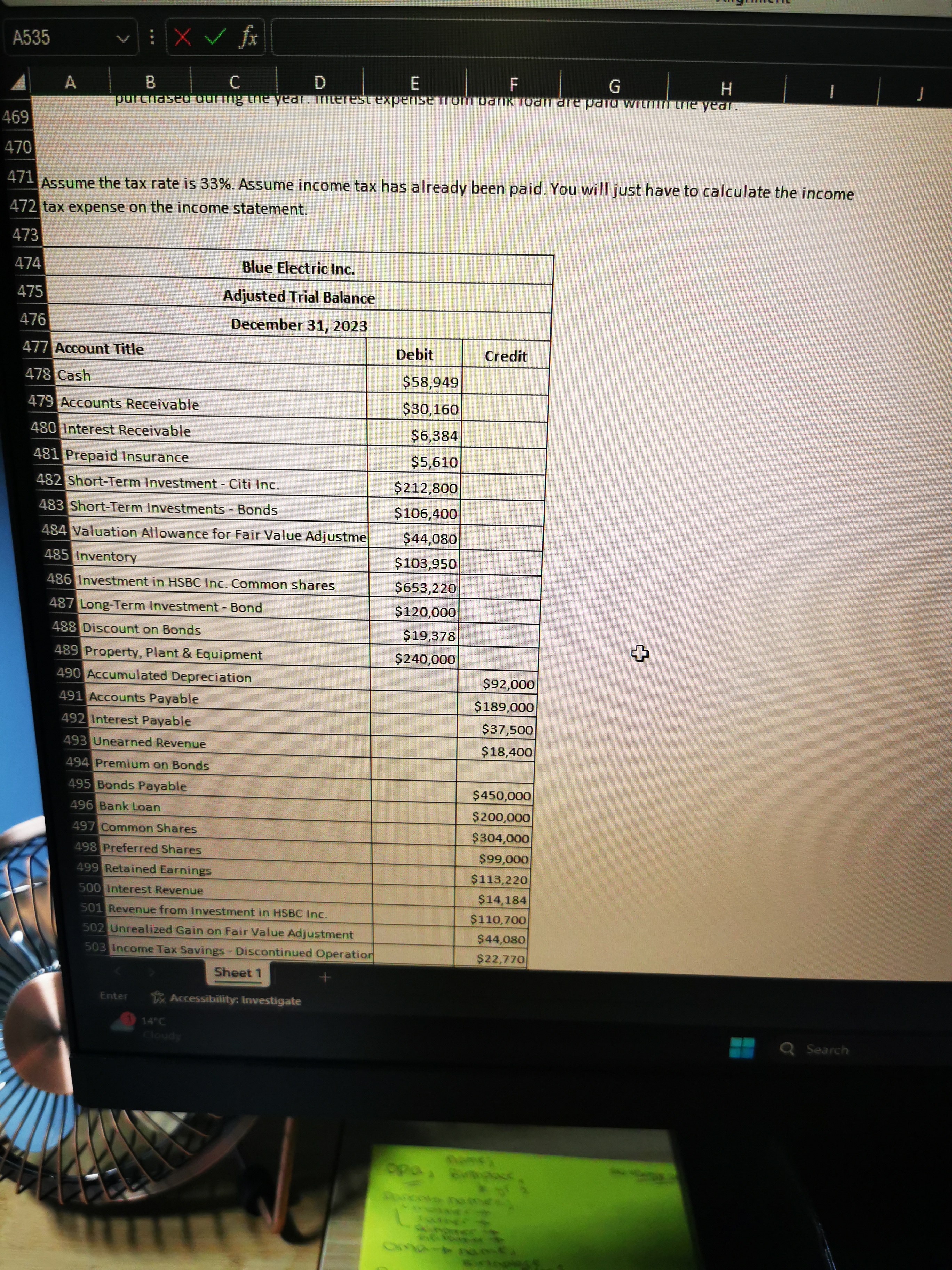  A535 X V fx A B C D E F G