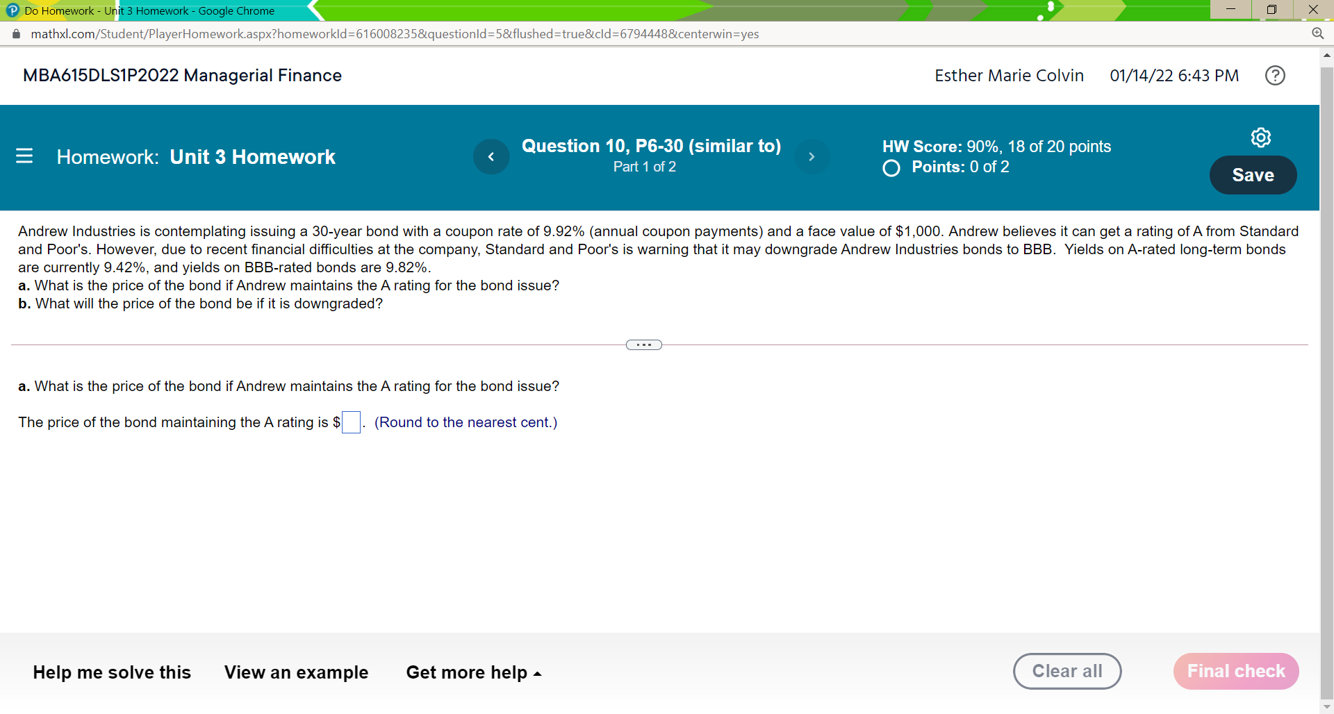 Good evening from Buda, TX. I am in MBA615 doing my homework