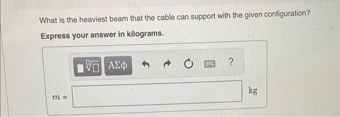 attached to the wall 4.00 m above the hinge, as shown in