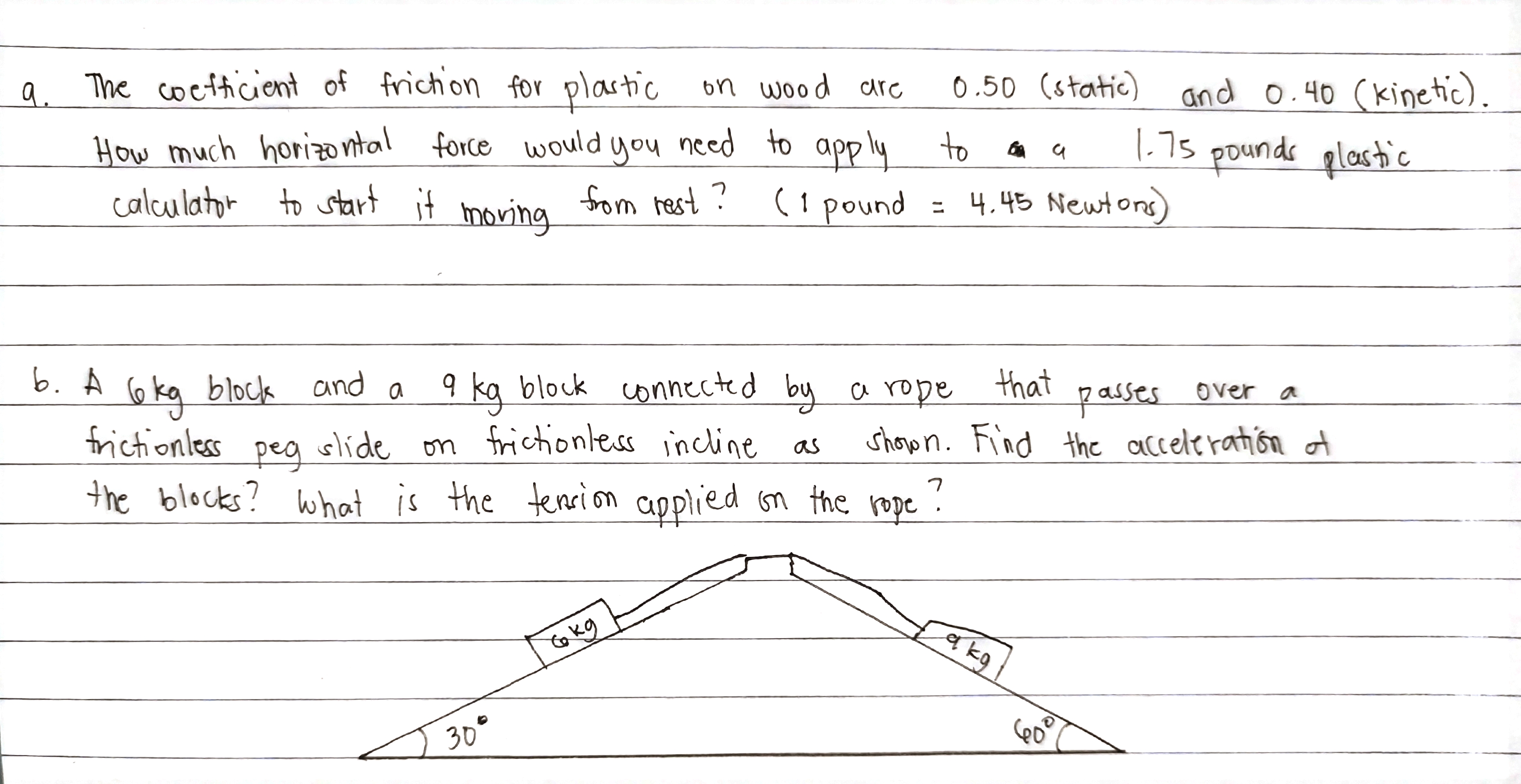Would you please provide a diagram for a if possible. Thanks! a.