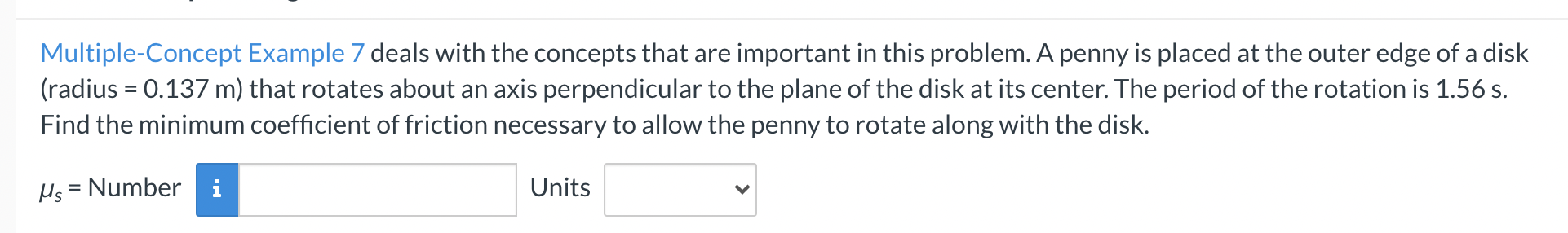  MultipleConcept Example 7 deals with the concepts that are important in
