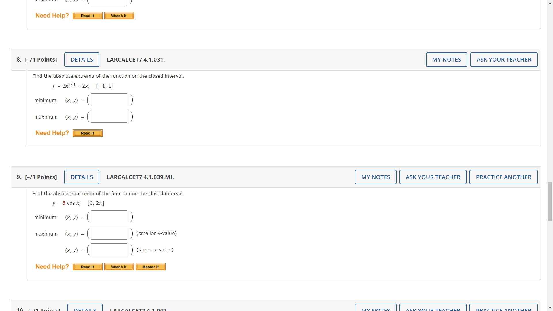 an answer does not exist, enter DNE.) W) = 4 7 i>