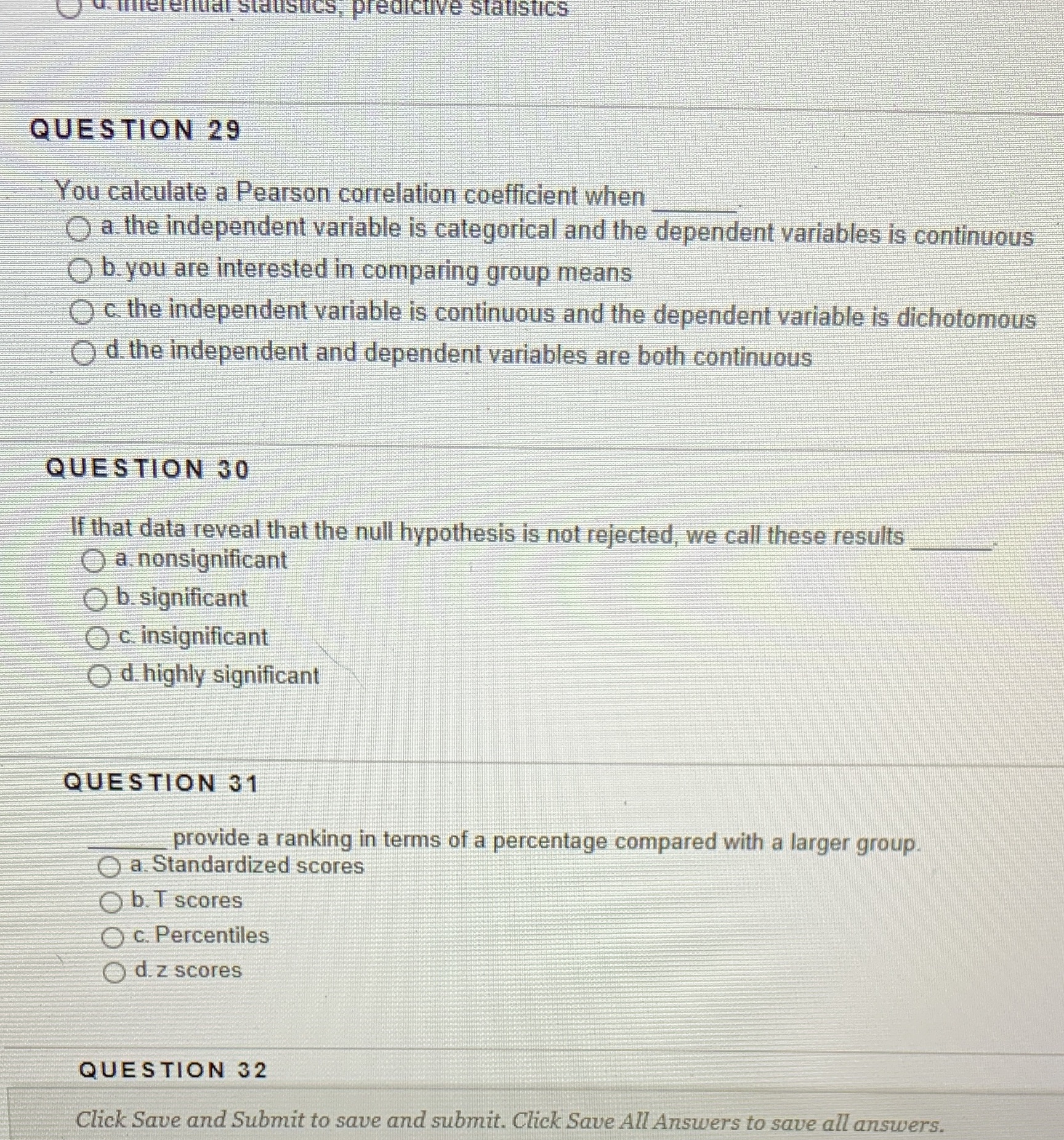 coefficient when O a. the independent variable is categorical and the dependent