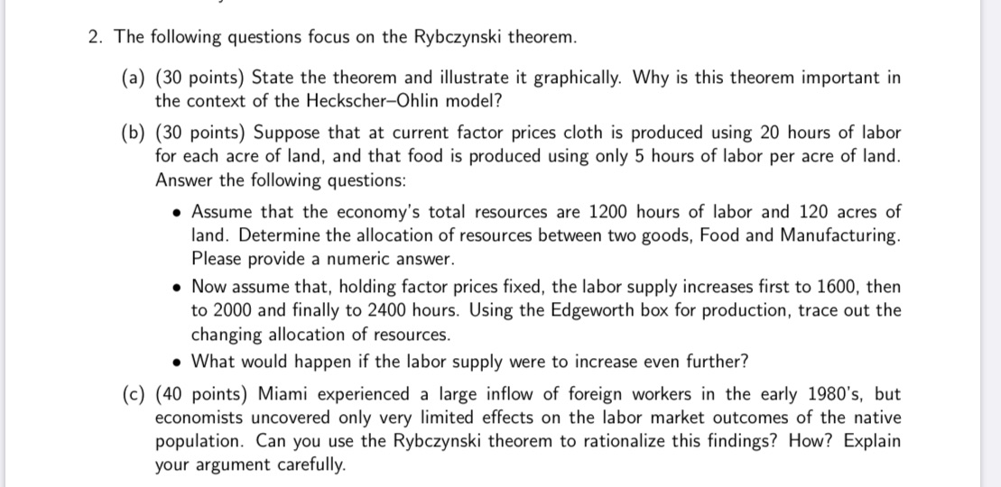 International trade please answer even you just know about one no matter
