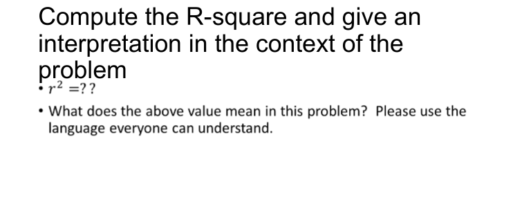 the predicted value for every data . First answer this question: .