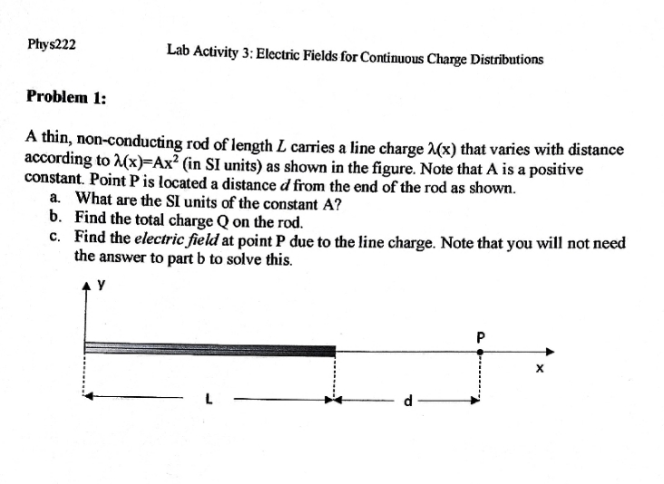 please solve. all the information is there. Phys222 Lab Activity 3: Electric