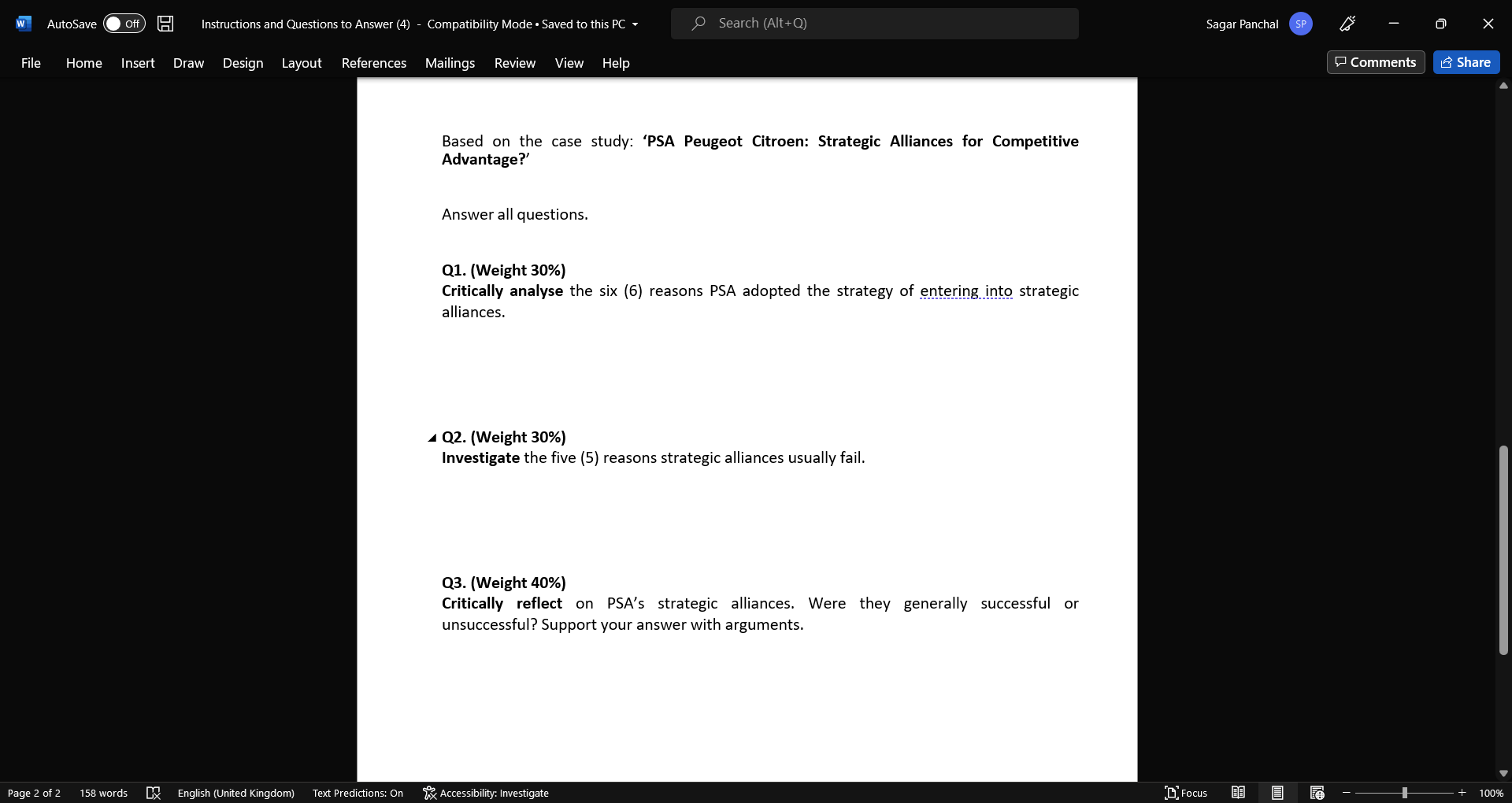 W AutoSave Off Instructions and Questions to Answer (4) - Compatibility