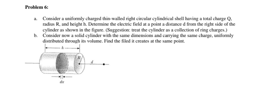 please solve. all the information is there. Problem 6: a. Consider a