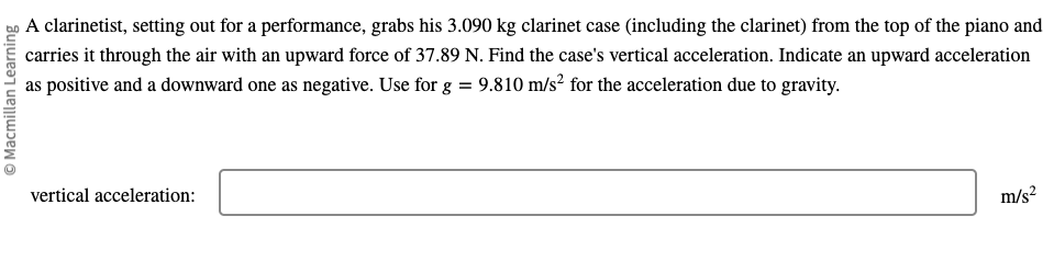  no A clarinetist. setting out for a performance, grabs his 3.090