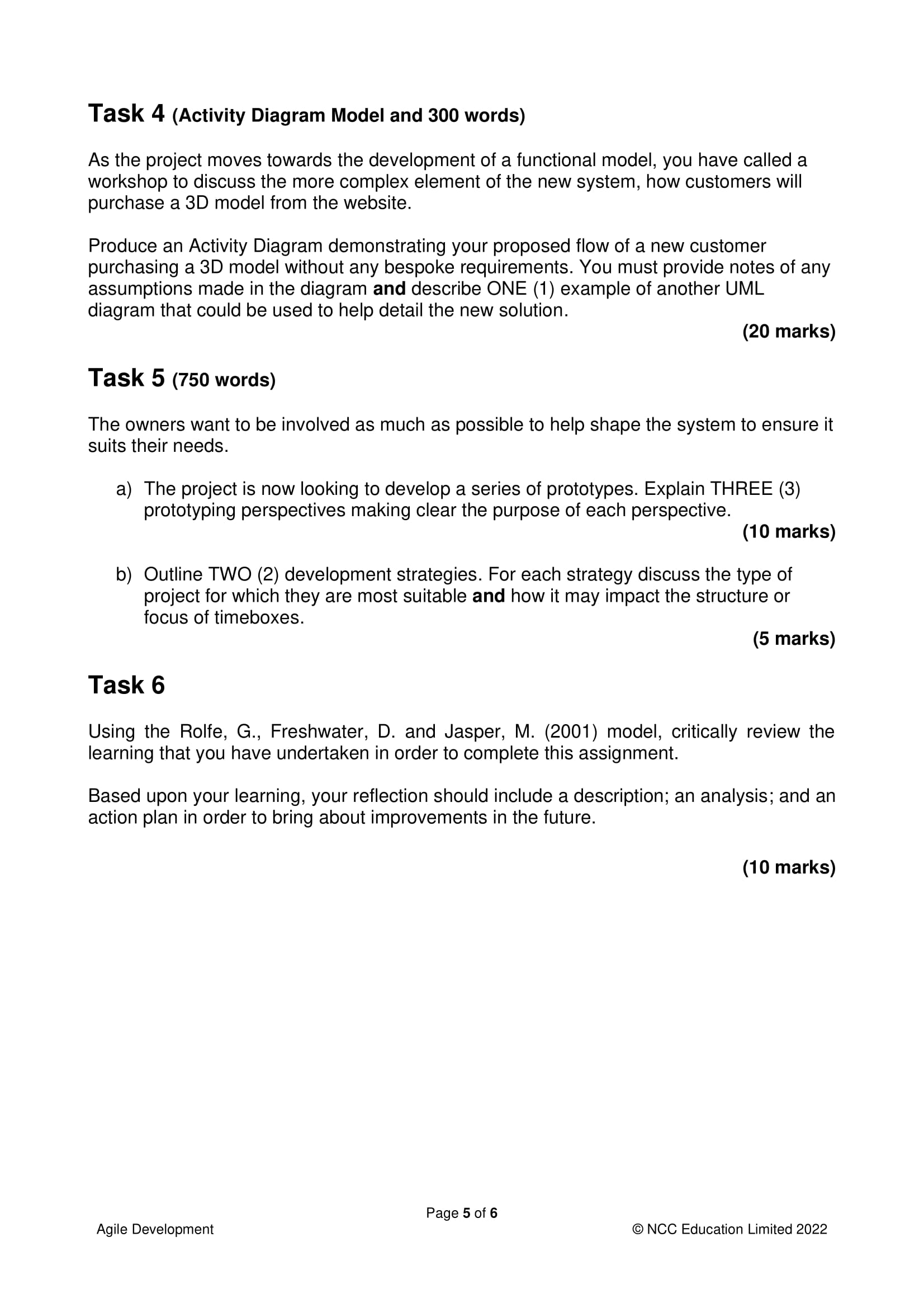 Pleae Guide Me Task-4 Task 4 (Activity Diagram Model and 300 words)