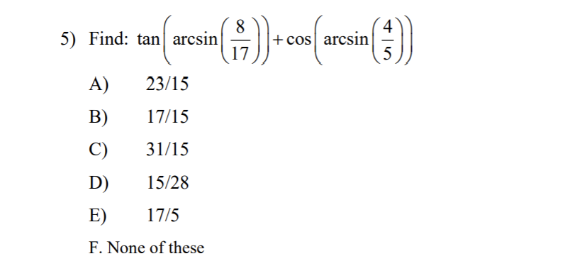 (-1) + tan-' (0) (Hint: evaluate each and add them up.) 3TT