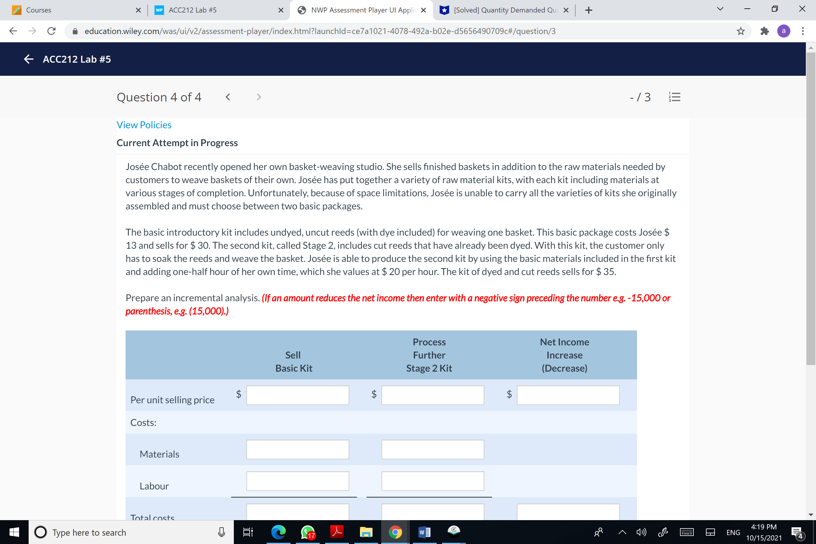 3 E View Policies Current Attempt in Progress Jose Chabot recently opened