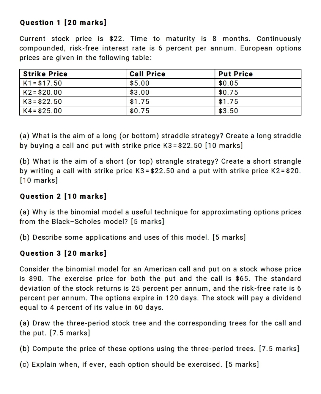 Need help in the given task Question 1 [20 marks] Current stock