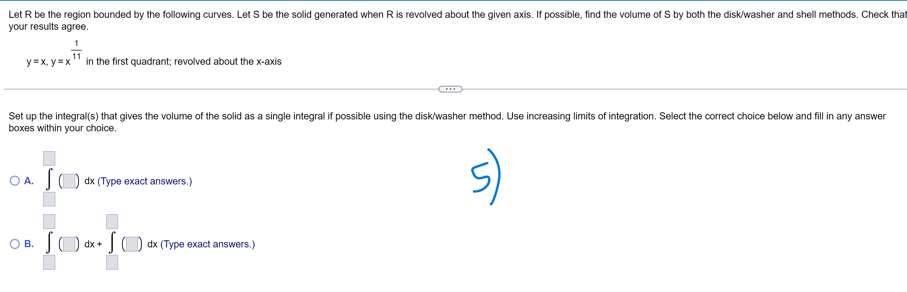 is revolved about the X-axis. Use technology to evaluate or approximate the
