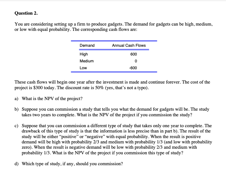 This question is from problem set 3 thank you. Question 2. You