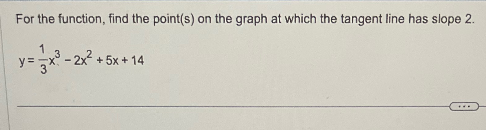  For the function, find the point(s) on the graph at which