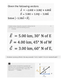 Given the following vectors: A - -2.001 + 3.007 + 4004