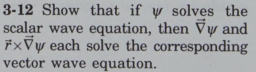 Classical Electromagnetic Theory, Second Edition by Jack Vanderlinde 3-12 Show that if