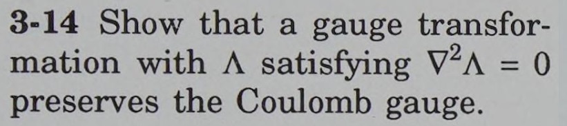 Classical Electromagnetic Theory, Second Edition by Jack Vanderlinde 3-14 Show that a