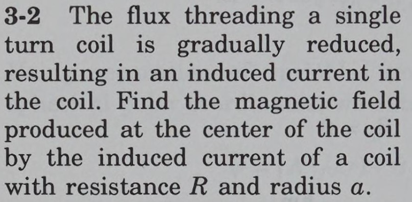 Classical Electromagnetic Theory, Second Edition by Jack Vanderlinde 3-2 The flux threading