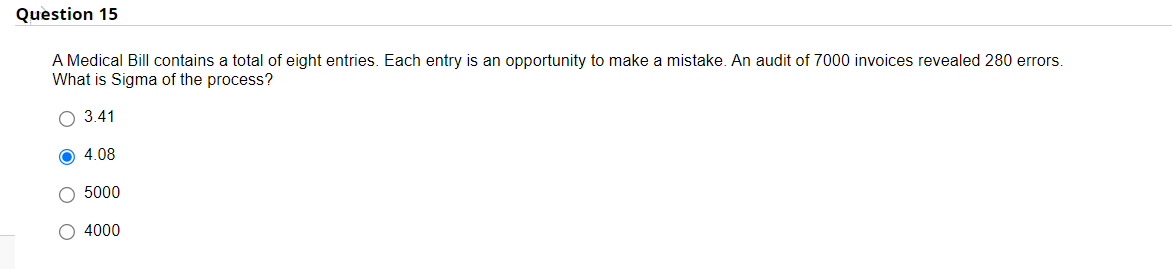 a measure of quality control equal to one fault in one million